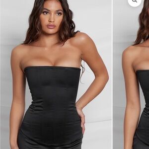 LEAU SPHYNX SATIN CORSET TOP. SIZE SMALL, NEVER WORN